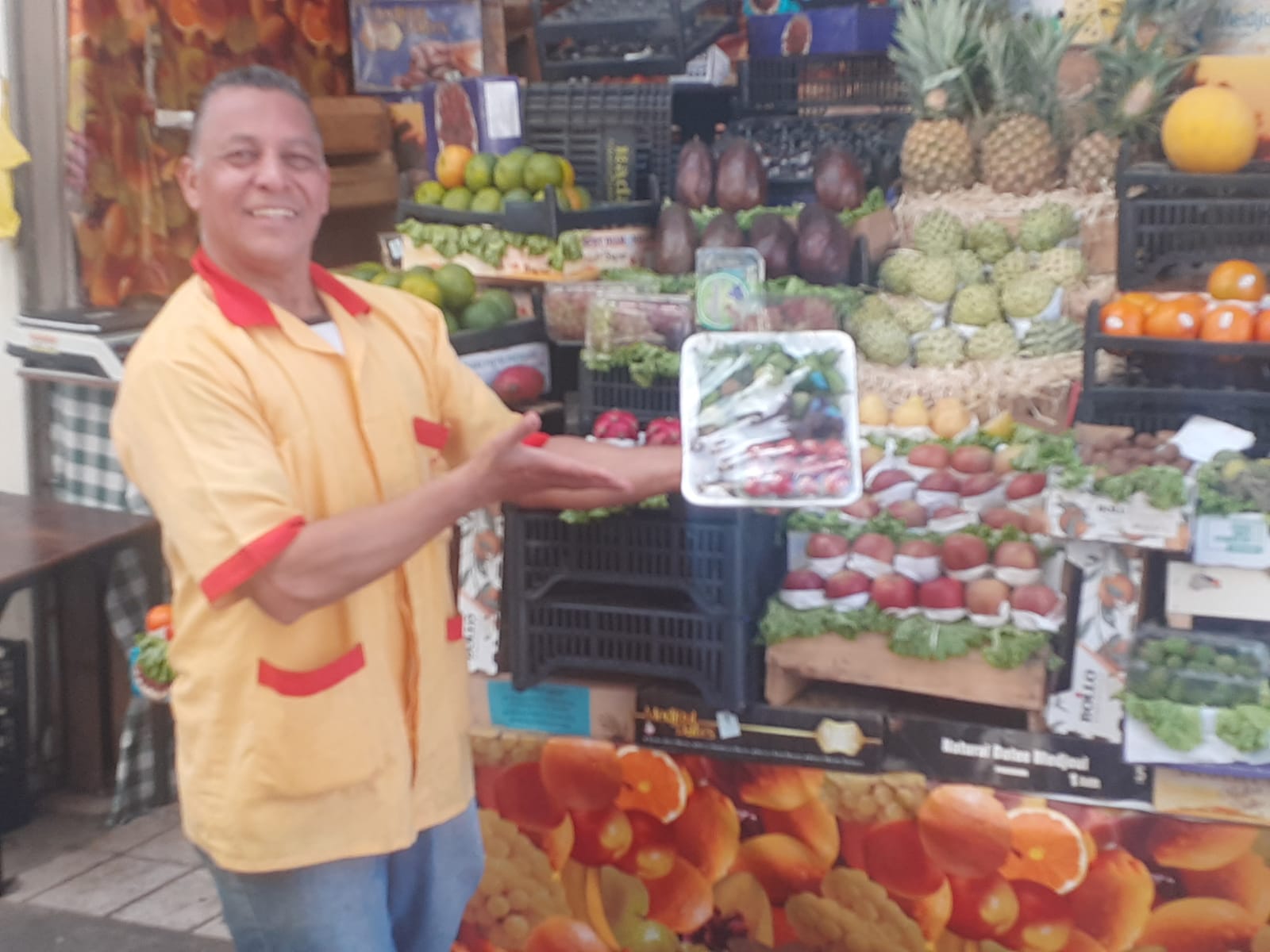 Silvio do Box 01 faz sucesso no Mercado Kinjo, localizado no Brás/SP