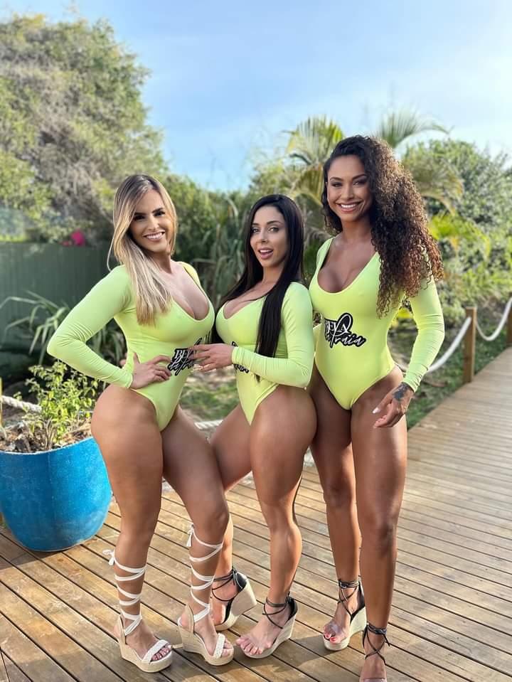 Luiza Marcato fica entre as finalistas do Bela da Praia de Florianópolis junto com suas amigas Aline Lima e Patrícia de Paula