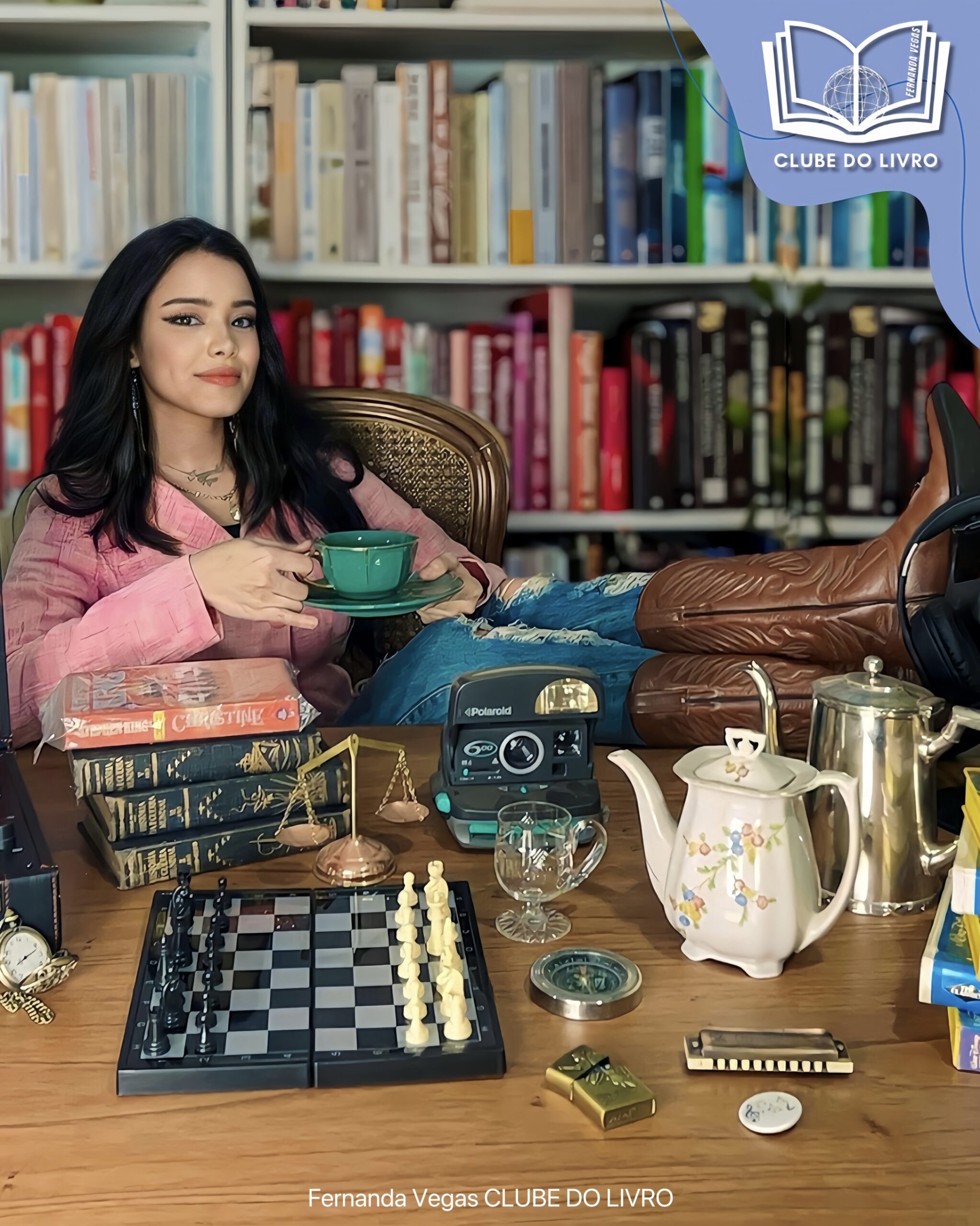 Fernanda Vegas com seu clube do livro dá dicas para escolher leituras: “Comece pelos clássicos!”