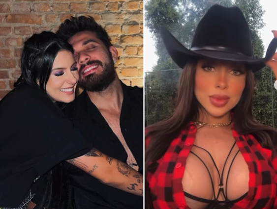 Musa do OnlyFans viraliza após seguir comentar que ela poderia causar a separação do casal Gustavo Mioto e Ana Castela