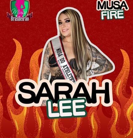 Musa do Athletico-PR, modelo Sarah Lee vai participar do reality Musa Fire