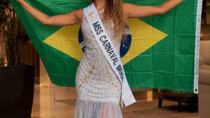 Natália Feltrine desembarca em Punta Cana para representar o Brasil no Miss Carnaval Internacional